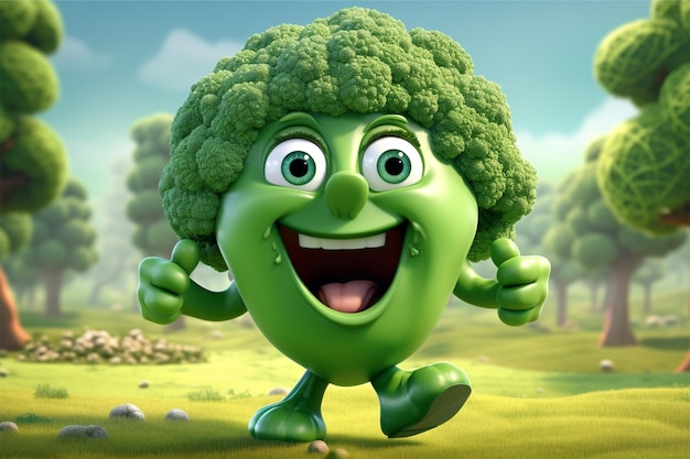carácter de brócoli