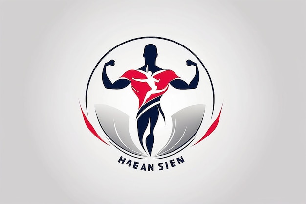 Caracteres humanos activos fitness y salud resumen plantilla de logotipo ilustraciones vectoriales logotipo humano activo logotipo médico logotipo web