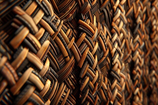 Foto características de los patrones de tejido africanos