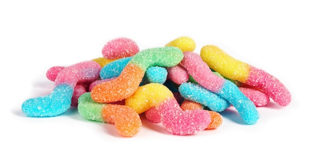 caramelos de jalea de colores