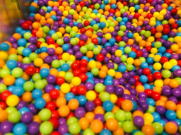 Foto caramelos de varios colores
