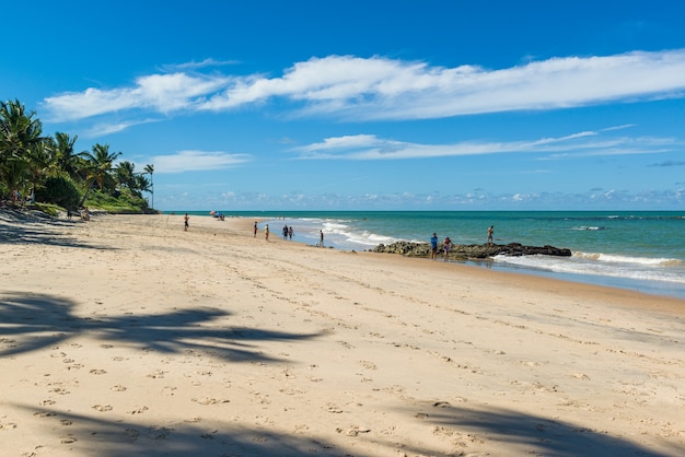 Carapibus Strand in der Nähe von Joao Pessoa Paraiba Brasilien am 13. Juni 2021 nordöstliche brasilianische Küste