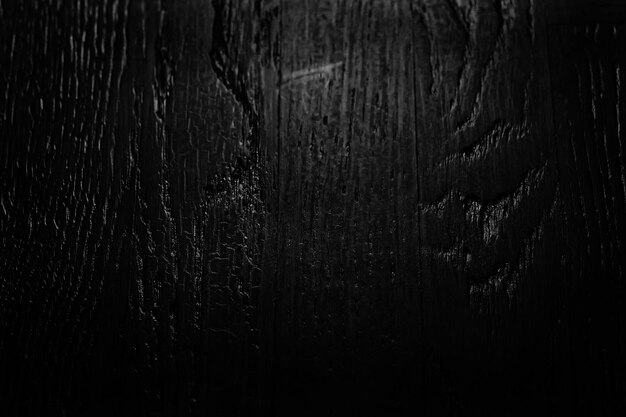 Foto carbón de fondo de ébano, textura de madera loft vintage negro