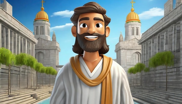 Caricatura de la luciérnaga el estilo de vida de Jesucristo