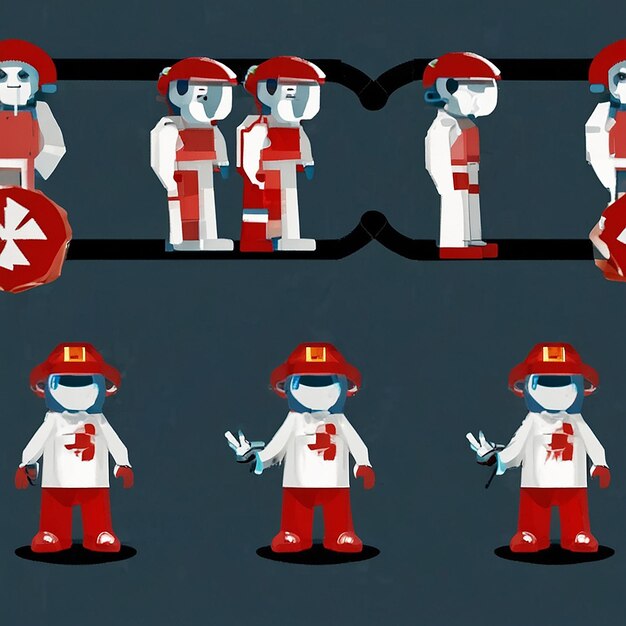 Foto caricatura de virus con icono de vector de señal de detención ilustración de icono de virus de detención concepto de ícono de salud y medicina blanco aislado