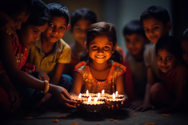 Foto caridad de diwali y retribución