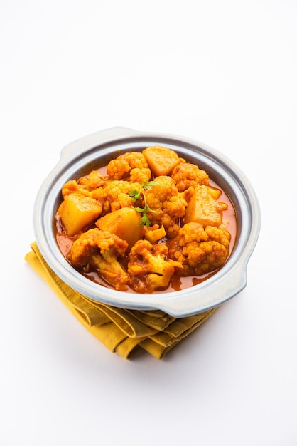 Caril Aloo Gobi Masala com Chapati ou Paratha