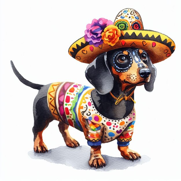 Cariñosas mascotas con trajes festivos