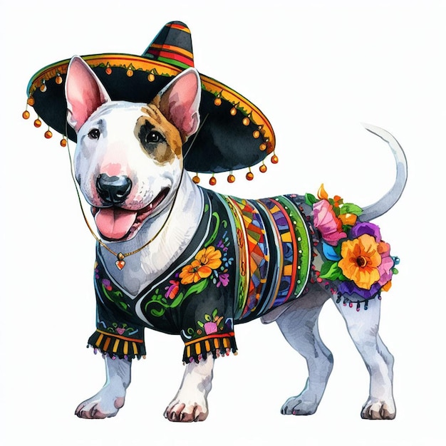 Foto cariñosas mascotas con trajes festivos