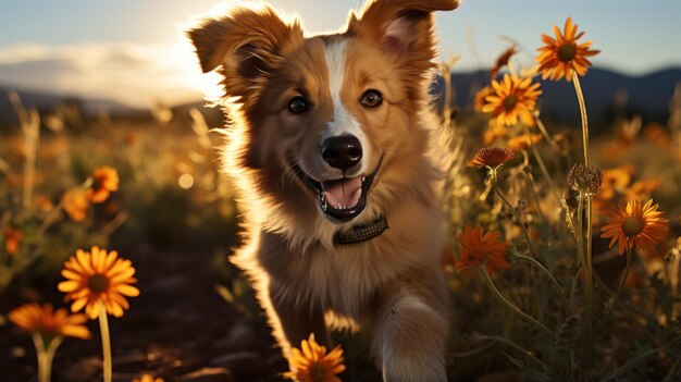 El carisma canino capturó un conmovedor retrato del mejor amigo del hombre, la IA generativa.