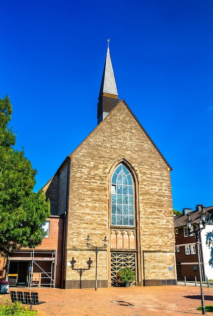 Carmel Church no Inner Harbor em Duisburg Alemanha