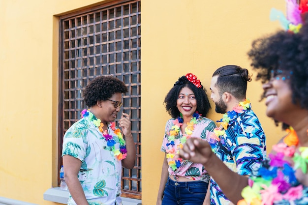 Carnaval nas ruas de Olinda Brasil