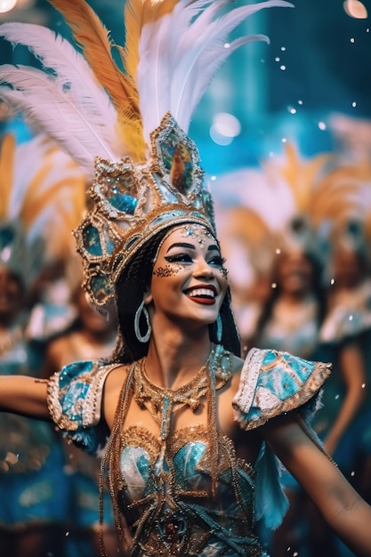 Carnaval no Rio de Janeiro Brasil Generative AI