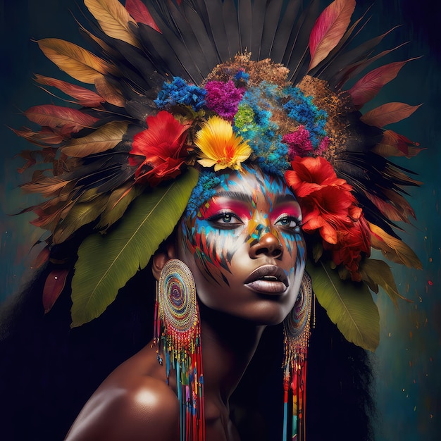 Carnaval de Rio Carnival Rio Dancer Carnival brasil mascara disfraces detallados colores mujeres tropicales