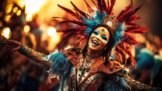 Foto carnaval de río de janeiro brasil uno de los carnavales más famosos del mundo