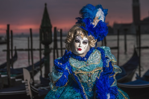 Foto carnaval de venecia italia