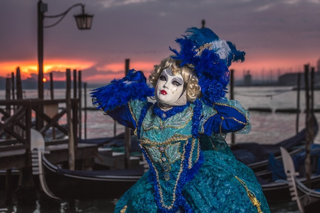 Foto carnaval de venecia italia