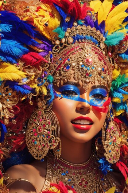 Un carnaval vibrante y colorido