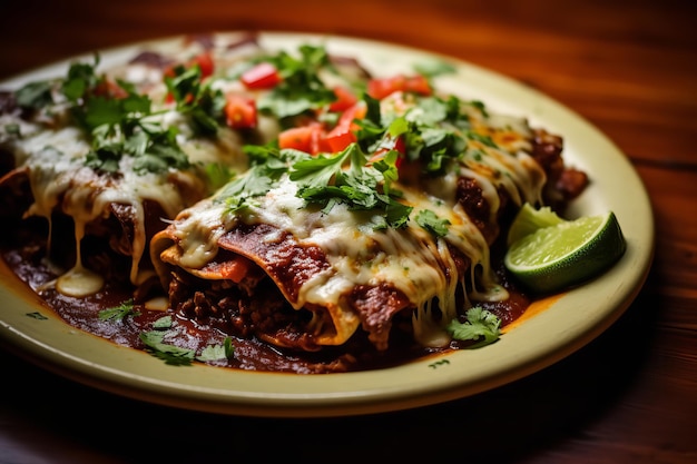 Carne Asada Enchiladas mexikanisches Essen