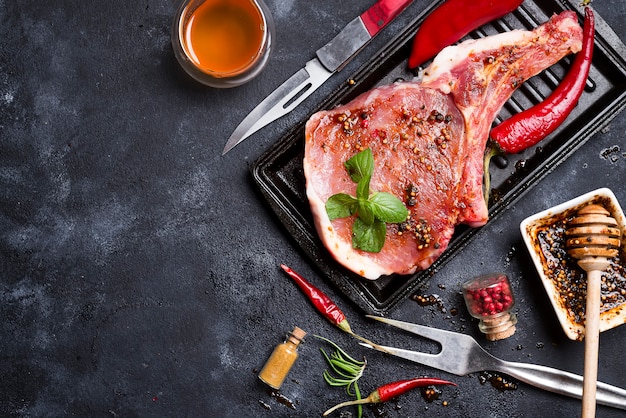 Carne cruda, filete de res