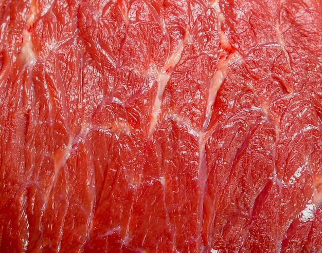 Carne crudaLa textura de la carne de res