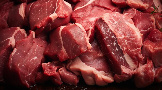 Foto carne fresca em close-up