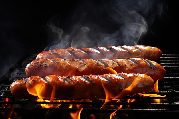 Foto carne a la parrilla en la parrilla