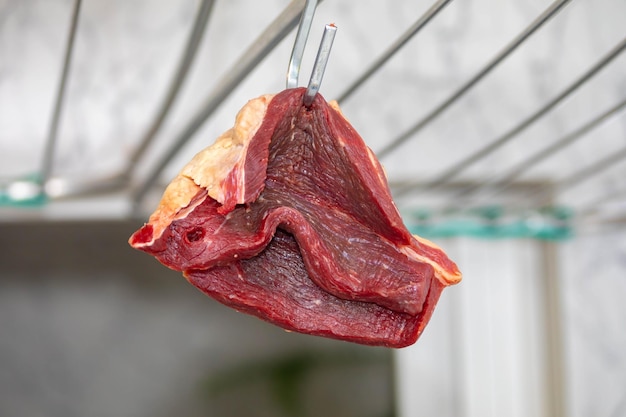 Foto carne de picanha secada en el sereno
