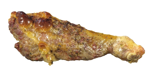 Carne de pollo frito aislada sobre fondo blanco imágenes prediseñadas de comida Fotografía de restaurante de comida rápida