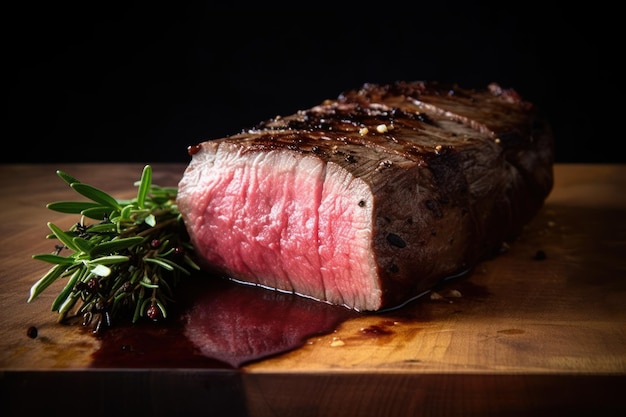 carne wagyu bife bem passado Assado Cinematográfico Editorial Fotografia de comida