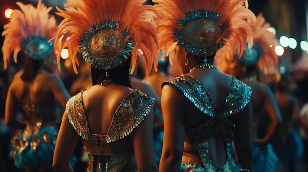 Carnival Samba Desfile Generativo Ai