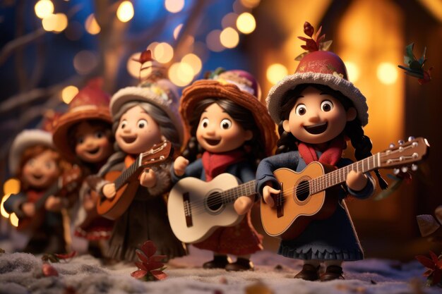 Carolers y músicos Inteligencia Artificial Generativa