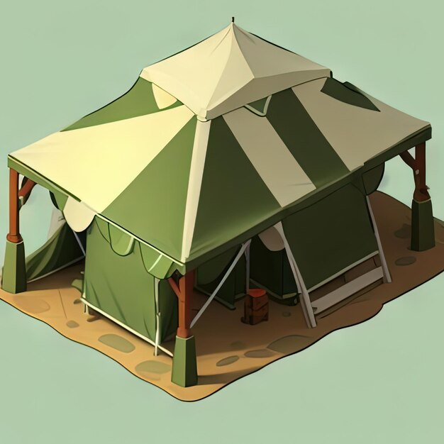 Carpa de camuflaje militar