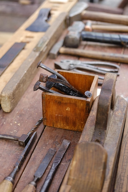 Carpintaria e ferraria grandes ferramentas de unhas feitas à mão para trabalho manual dos últimos anos high qu