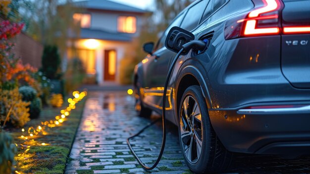 Carregar um veículo elétrico em casa