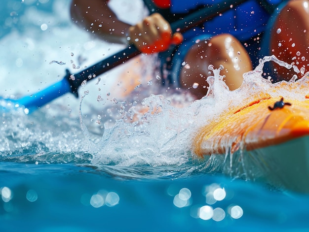 Carreras de kayak competitivas