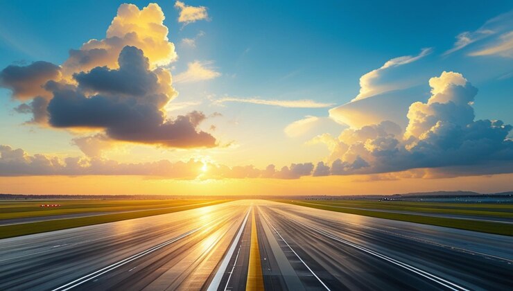 Carretera al atardecer