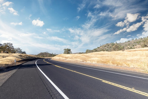 carretera de asfalto