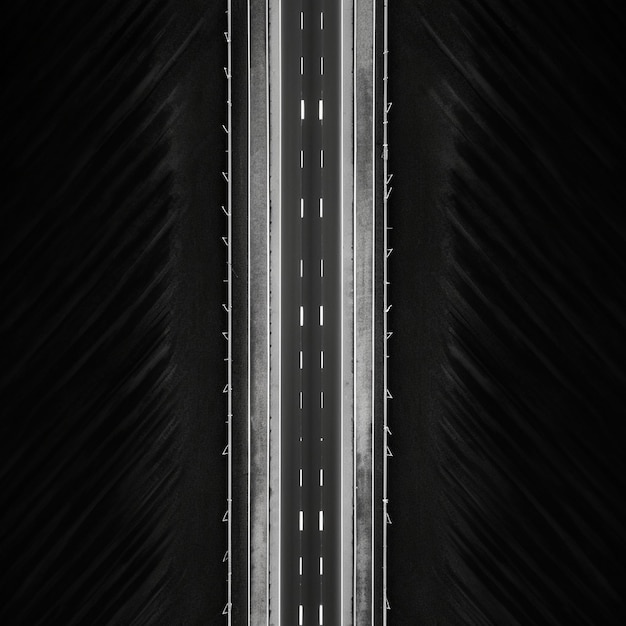 una carretera con una carretera y una carretera con una carretera que la atraviesa.