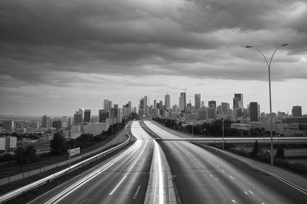 La carretera y la ciudad