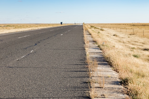 Carretera en el desierto de Gobi