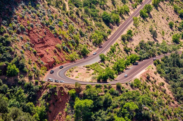 Carretera escénica en Utah