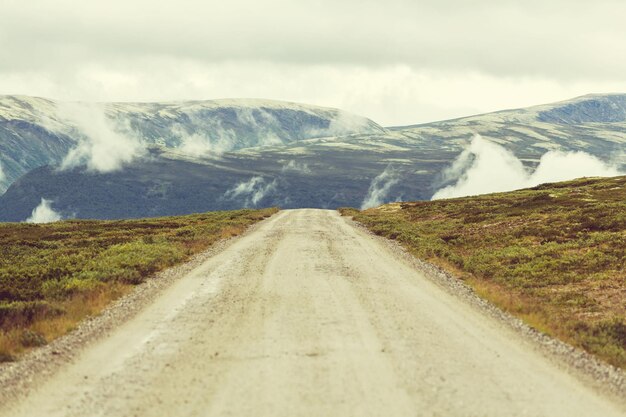 Carretera en Noruega