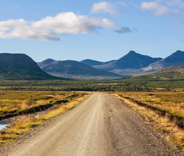 Carretera en Noruega