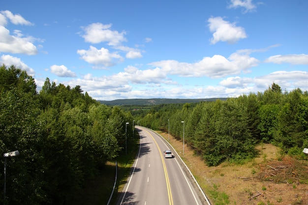 La carretera a Oslo, Noruega