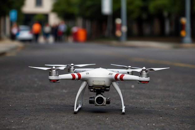 Carreteras patrulladas por drones de respuesta a emergencias
