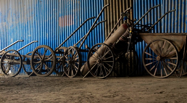 Foto carretes metálicos por industria