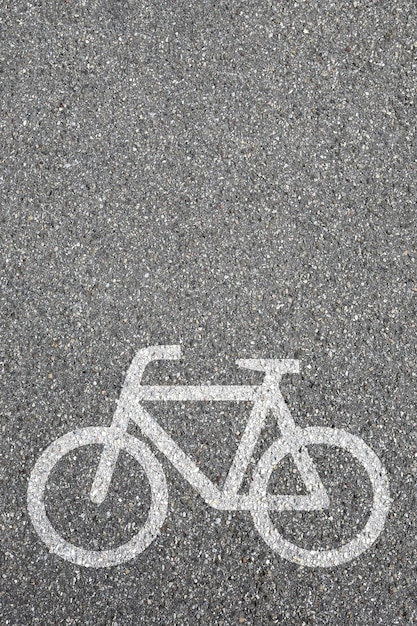 Carril bici camino camino ciclo bicicleta tráfico copyspace copia espacio