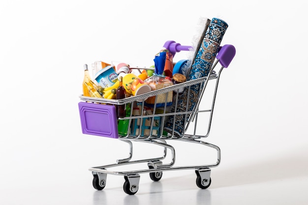 Carrito de compras en miniatura