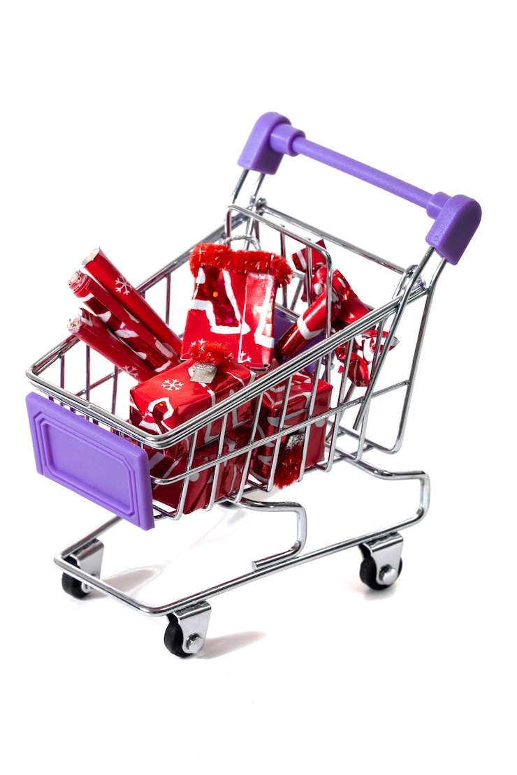 Foto carrito de compras en miniatura